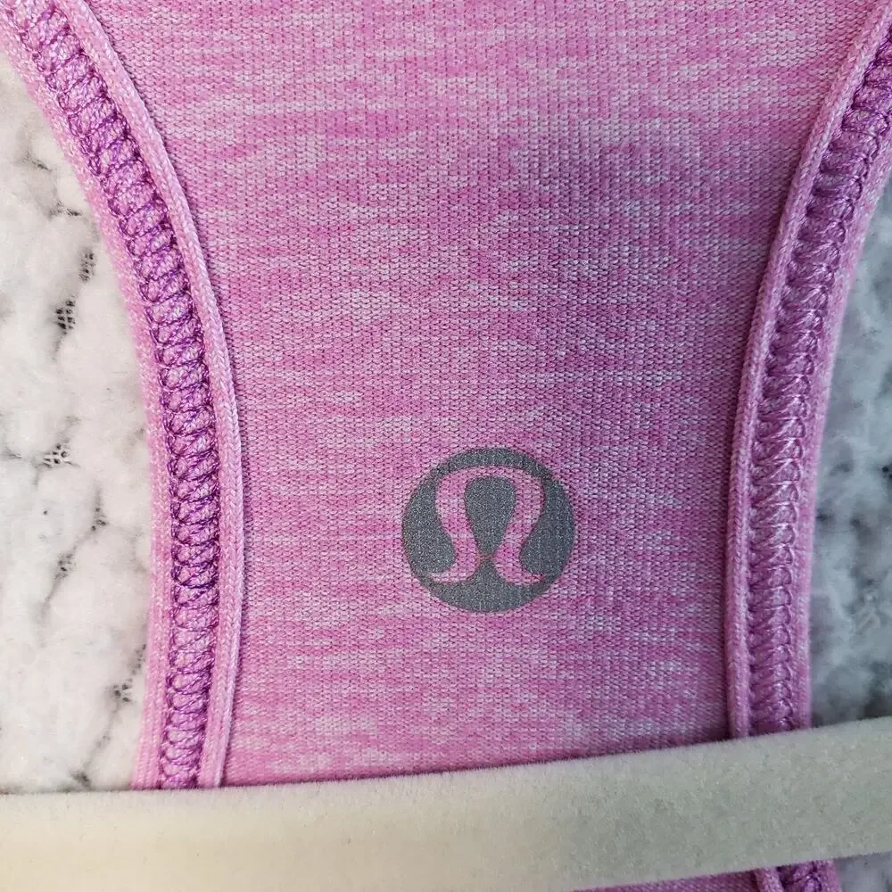 Lululemon Tank Top Women XS Pink Racerback Lightweight Athletic Yoga 24x26 - Picture 4 of 7